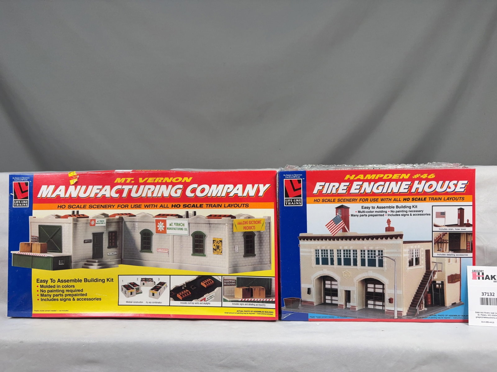 Life-Like Trains Building Structure Kits w/OB - 3