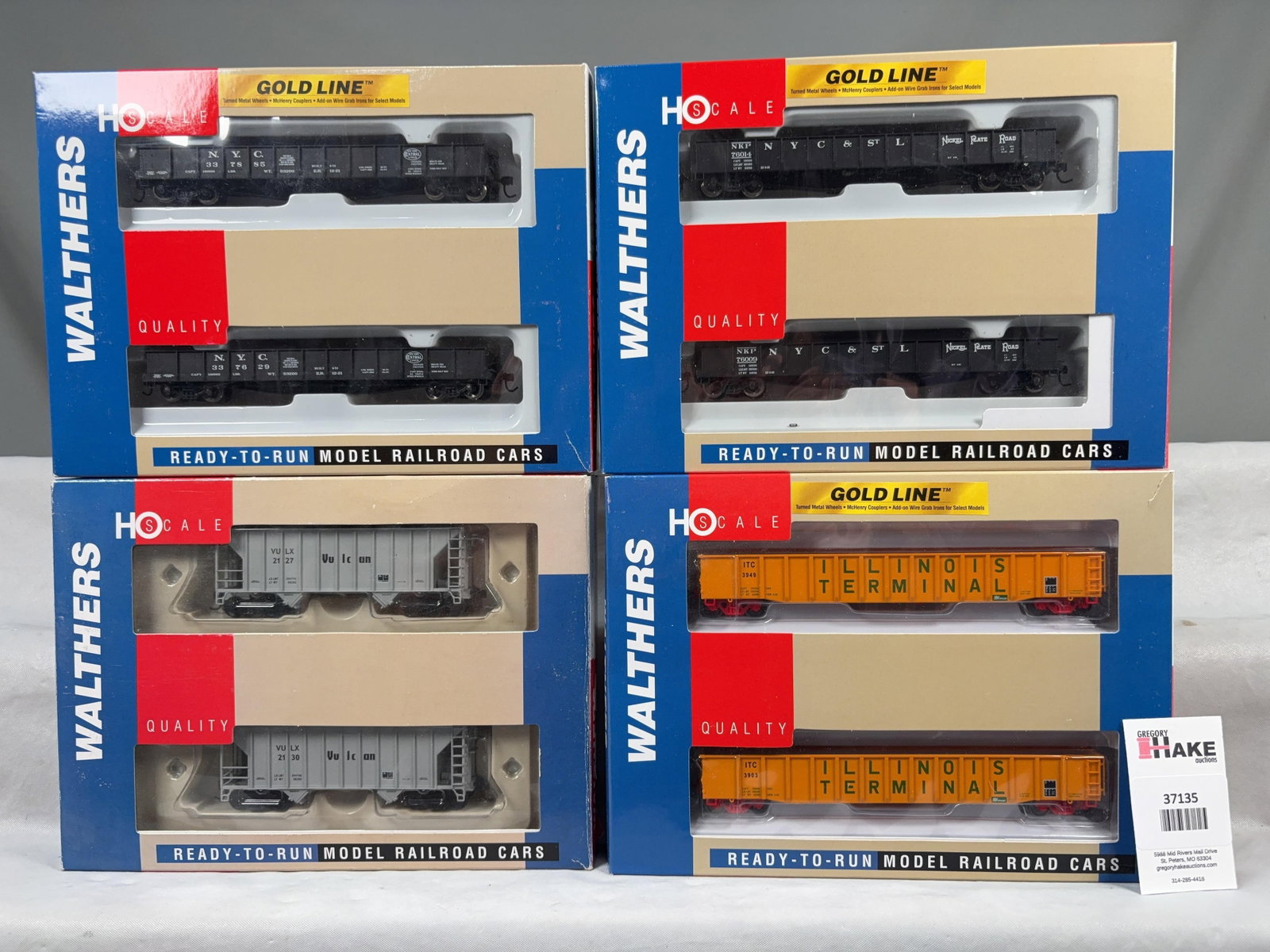 4 Walthers Gondola & Hopper 2-Packs w/OB - 2