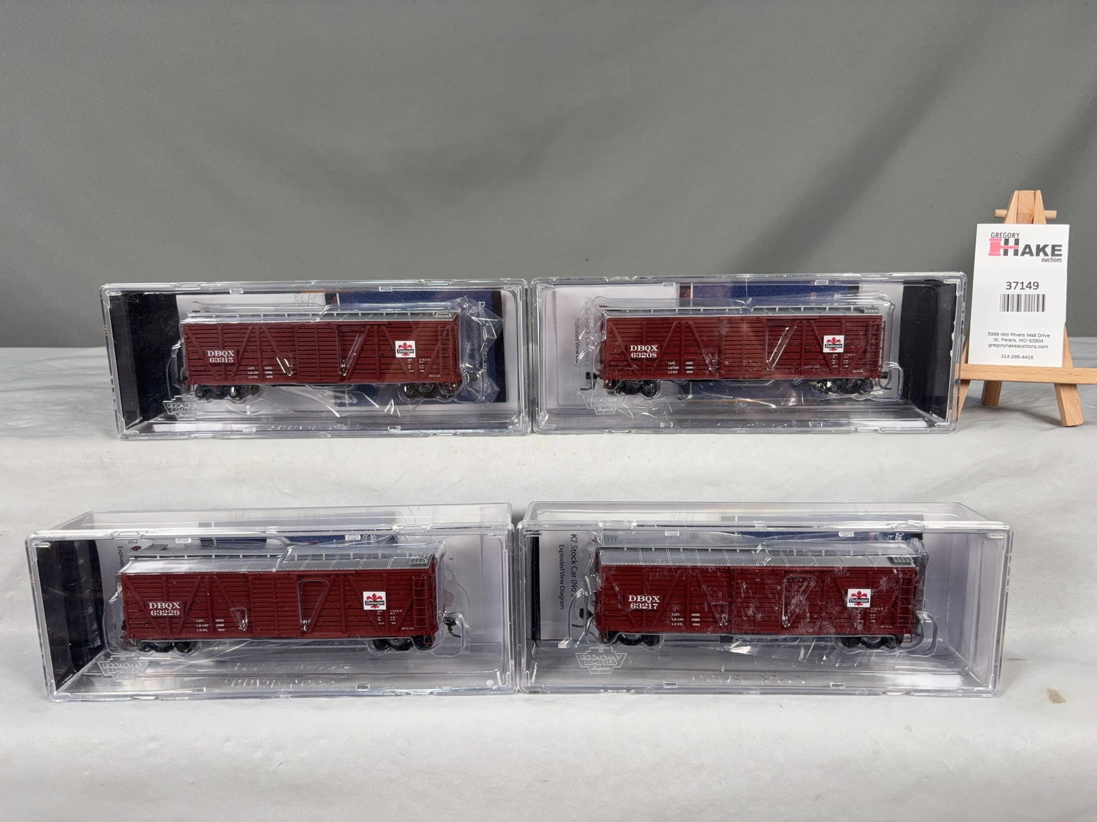 Broadway Limited Imports 4-Pack Dubuque Packing Freight Cars 4137 - 2