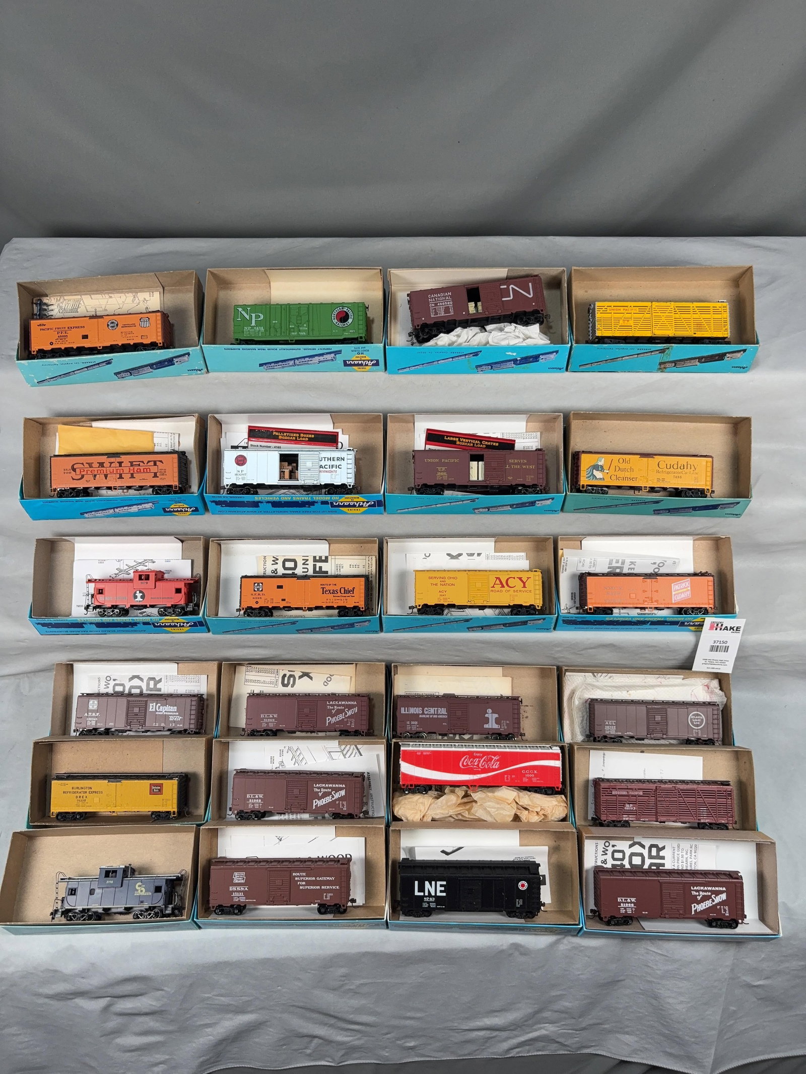 24 Athearn Freight Cars w/OB.� - 2