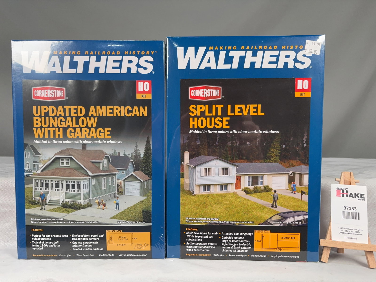 4 Walthers Cornerstone Series Home Structure Kits w/OB - 3