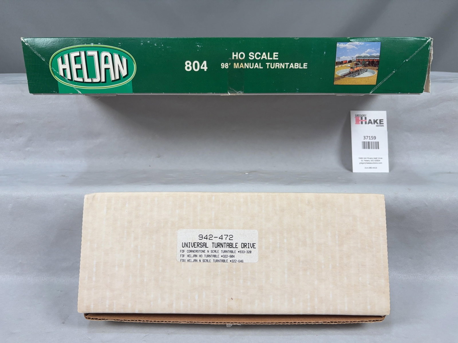 Heljan 98' Manual Turntable 804 w/OB Universal Turntable Drive 942-472: Heljan 98' Manual Turntable 804 w/OB Universal Turntable Drive 942-472, C9.� Size 15x15x5