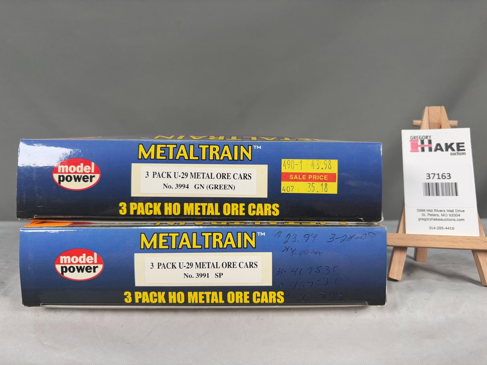 2 Model Power Metal Ore Car 3-Packs 3994 & 3991 w/OB: 2 Model Power Metal Ore Car 3-Packs 3994 & 3991 w/OB, C9. � Size 11x8x4