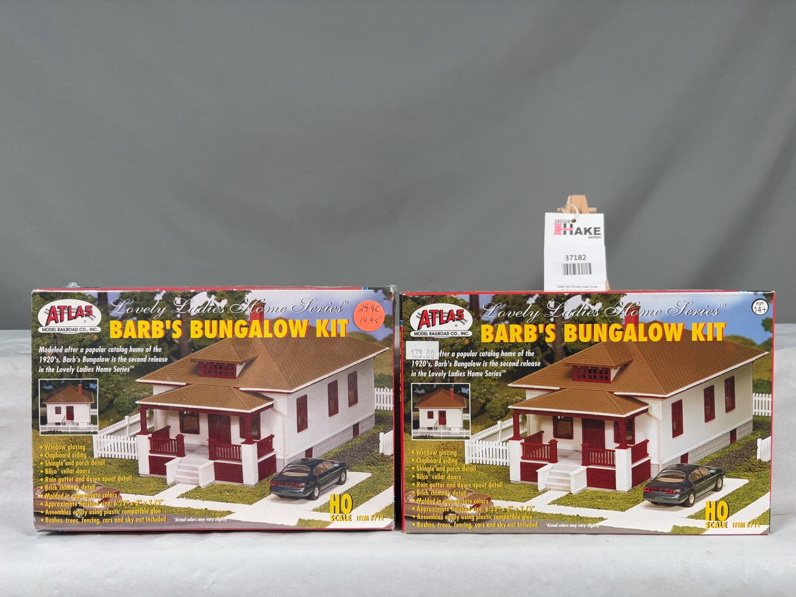 2 Atlas House Structure Kits Barb's Bungalow 712 w/OB - 2