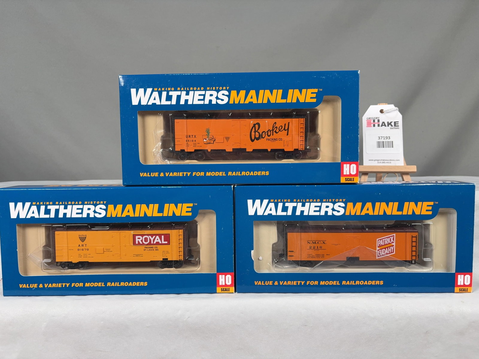 3 Walthers Mainline Reefer Cars w/OB 910-3504, 910-3608 & 910-3501 - 2