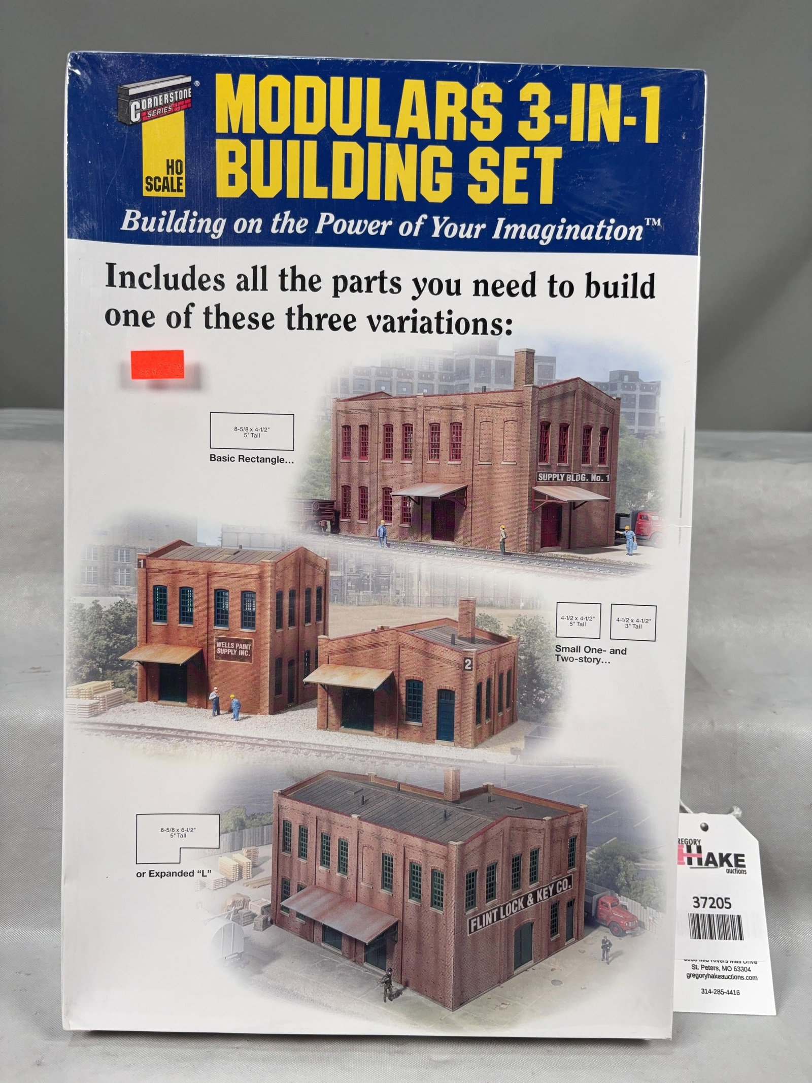 Walthers Cornerstone Series Modular 3-in1 Building Set 933-3750 w/OB - 2