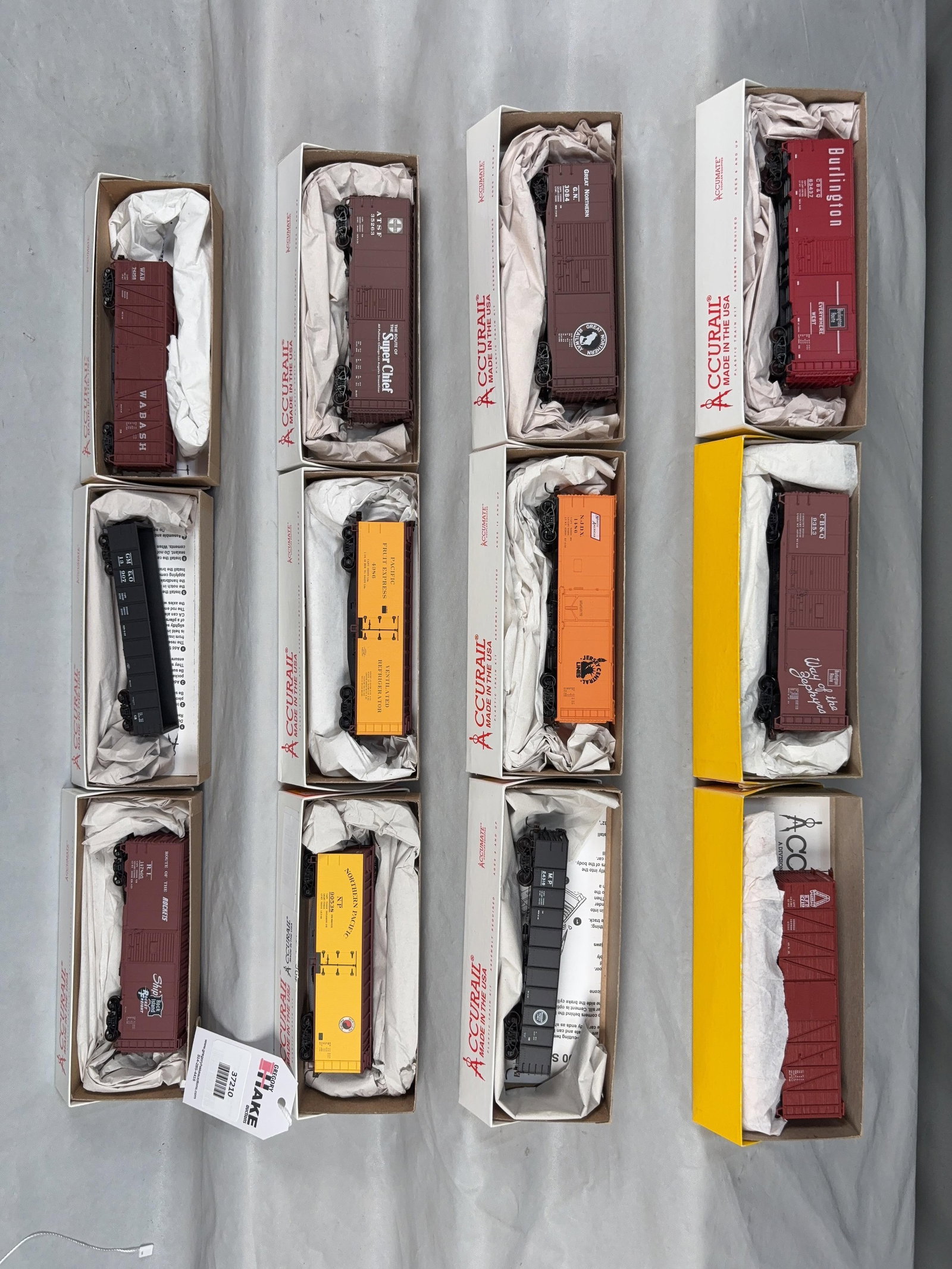 12 Accurail Freight Cars w/OB - 2