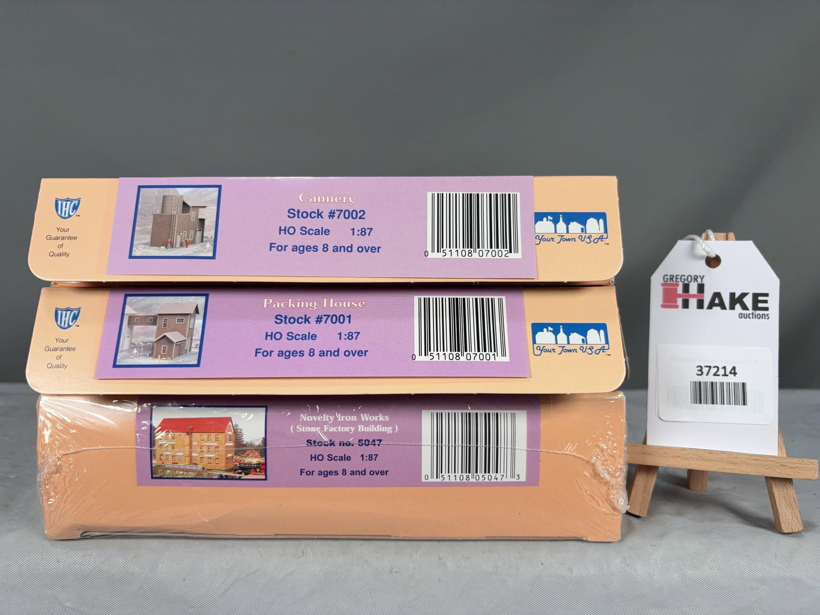 3 IHC Building Structure Kits w/OB Cannery 7002, Packing House 7001, Novelty Iron Works 5047: 3 IHC Building Structure Kits w/OB Cannery 7002, Packing House 7001, Novelty Iron Works 5047, C9. � Size 14x9x6