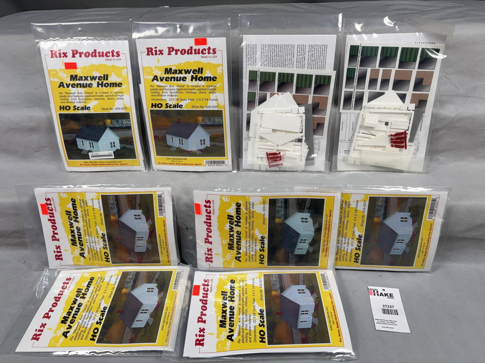 9 Rix Products Maxwell Avenue Home Building Kits 628-0201: 9 Rix Products Maxwell Avenue Home Building Kits 628-0201,�Please see photos for details. � Size 20x9x2