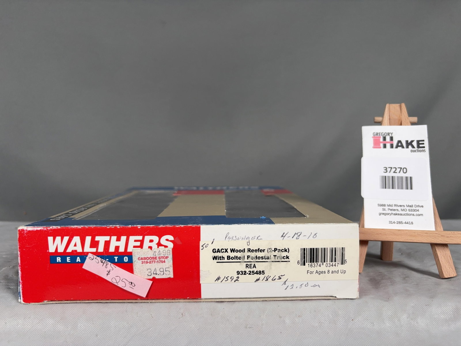 Walthers GACX Wood Reefer 2-Pack with Bolted Pedestal Truck 932-25485 w/OB (1 of 3)