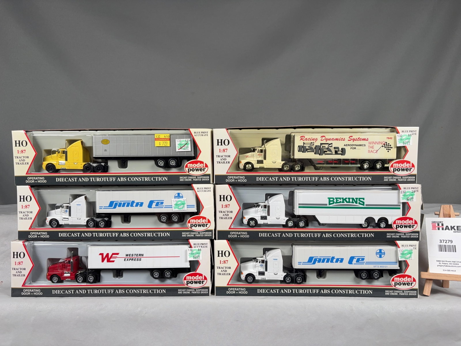 6 Model Power Freight Cars w/OB - 2