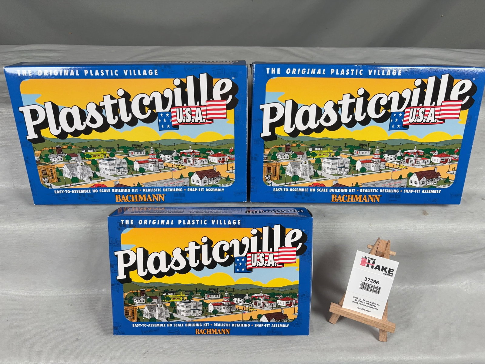 3 Plasticville House Model Kits w/ OB Cape Cod, Split Level, House Under Construction - 2