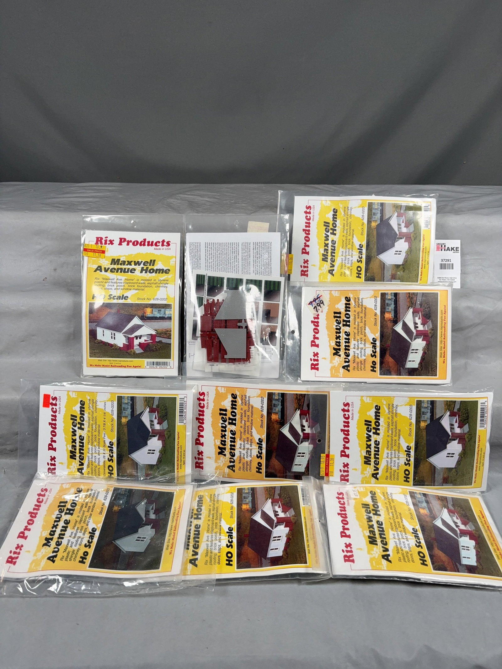 10 Rix Products Maxwell Avenue Home Building Kits: 10 Rix Products Maxwell Avenue Home Building Kits, C9. � Size 13x13x3