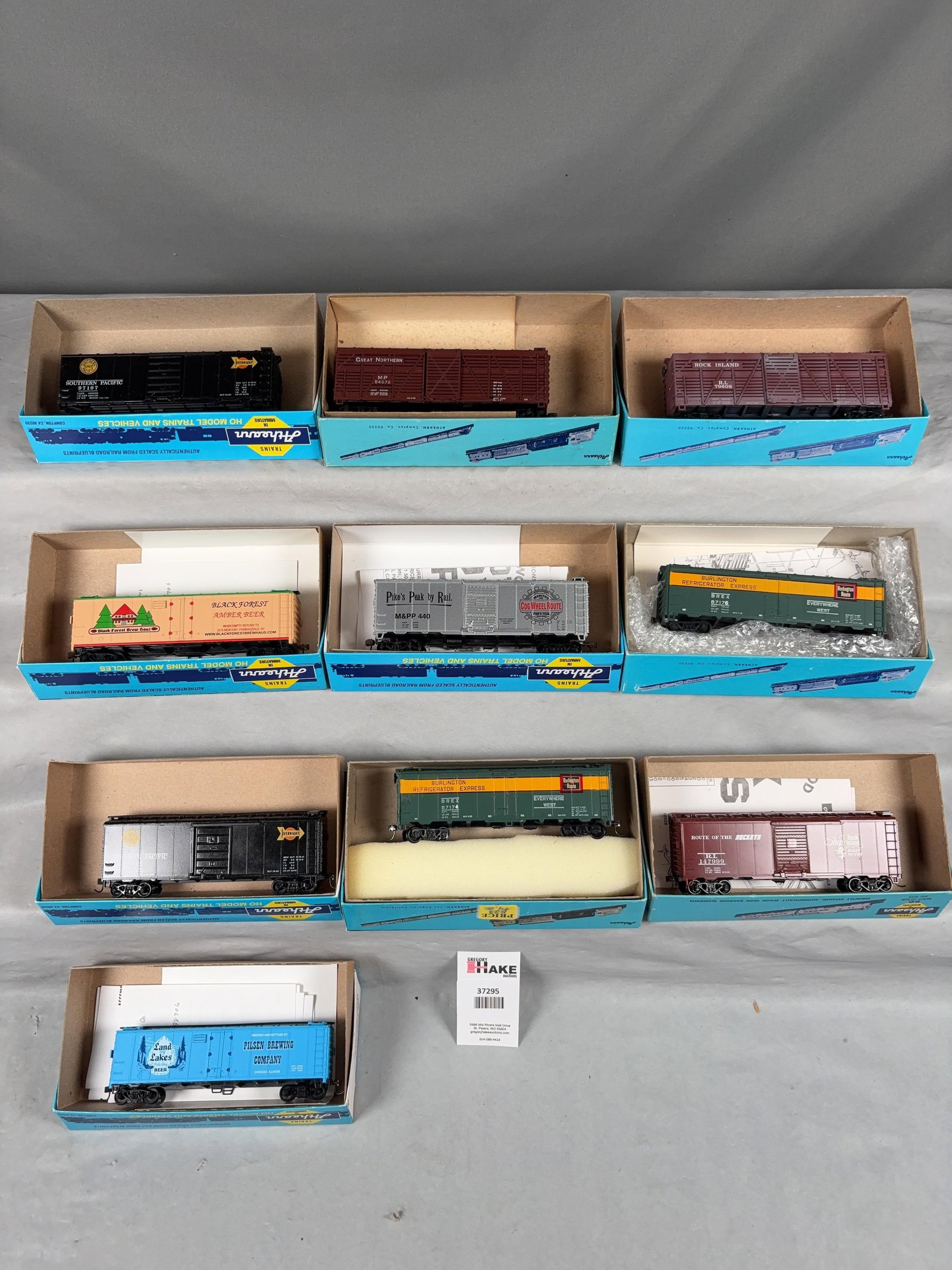 10 Athearn Freight Cars w/OB - 2