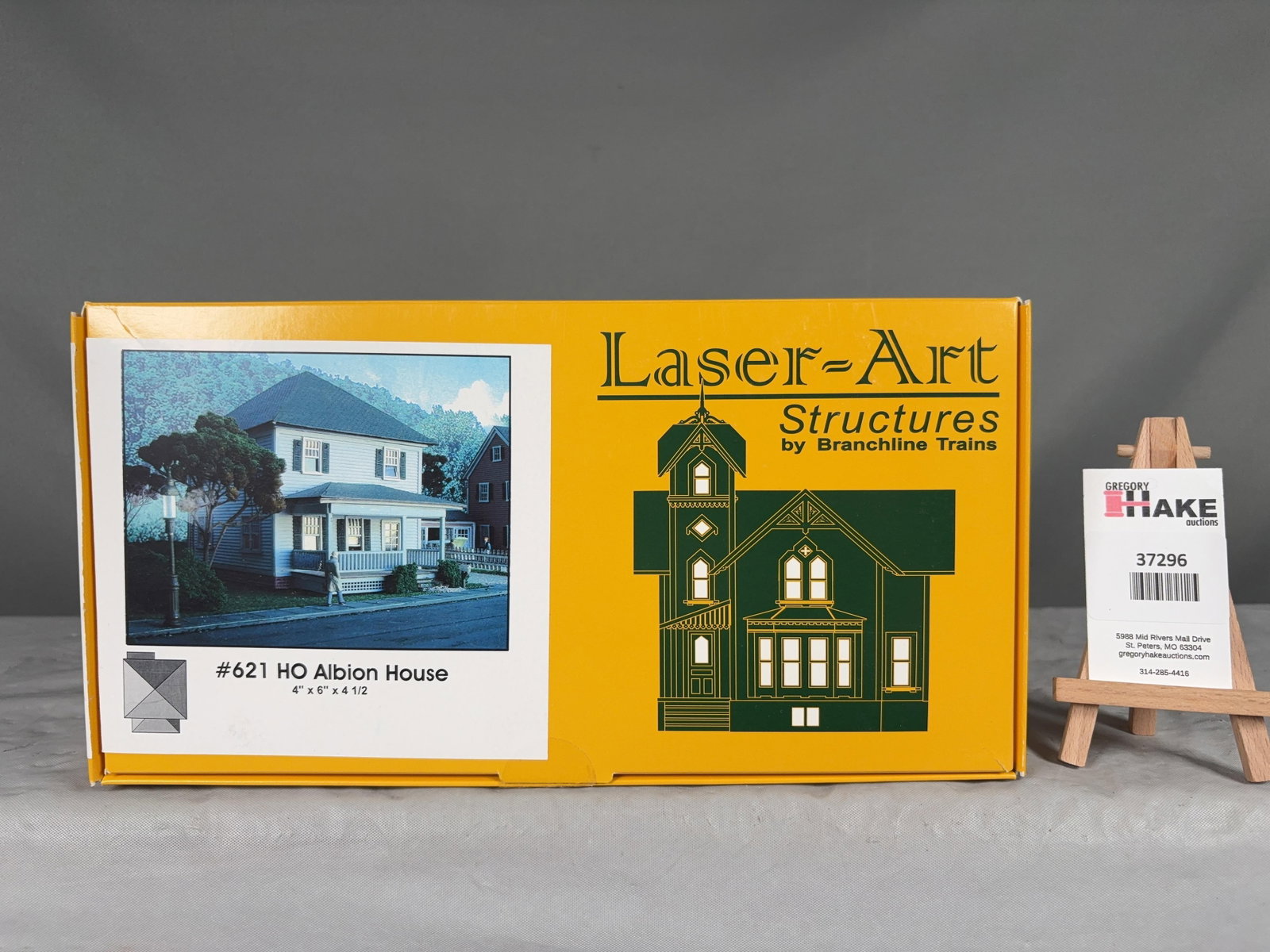 Laser- Art Structures by Branchline Trains House Building Kit Albion House #621 - 2