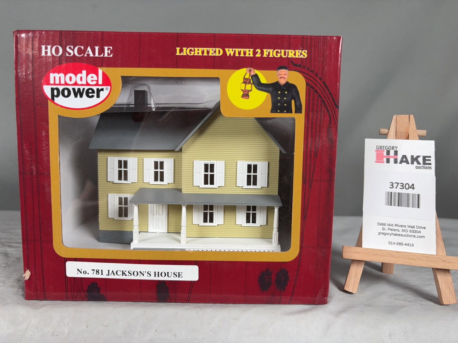 Model Power "Jackson's House" No. 781 w/OB: Model Power "Jackson's House" No. 781 w/OB. Lighted Building.�Please see photos for details, C9. � Size 6x8x7