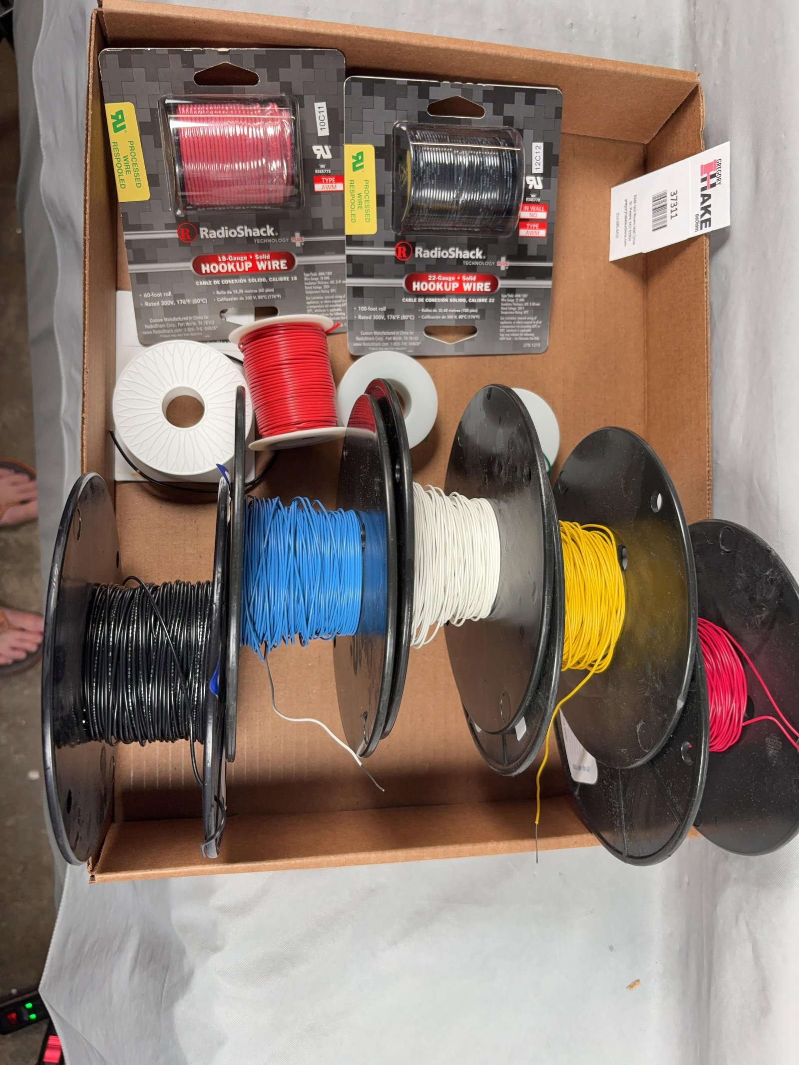 Lot of Miscellaneous Coils Hook Up Wires (1 of 1)