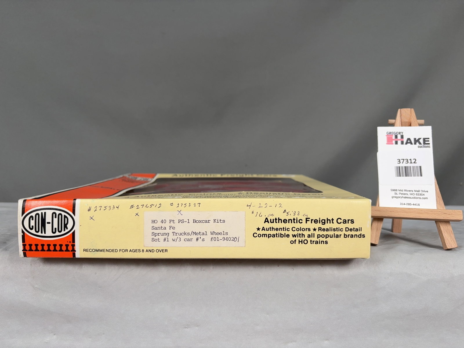 Con-Cor Santa Fe Box Car Kits w/OB (1 of 2)