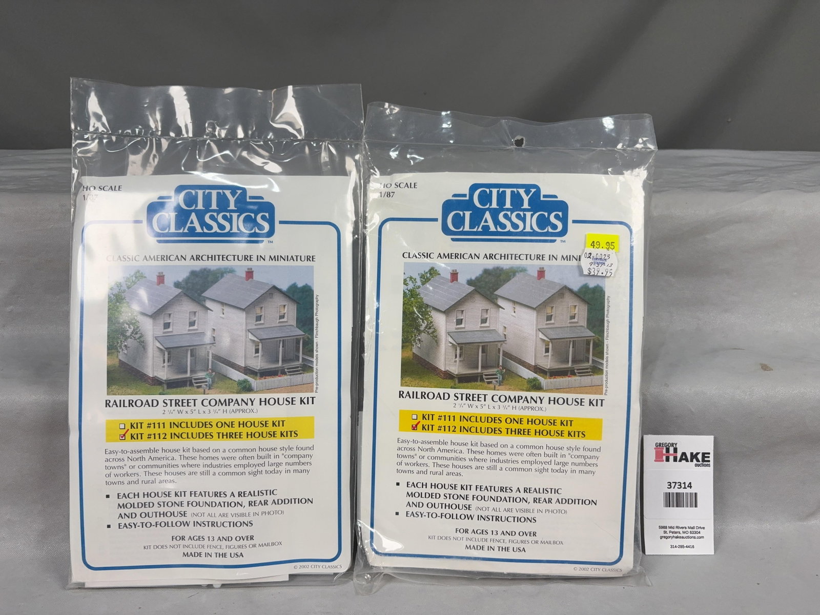 2 City Classics Model House Kits in original packaging (1 of 2)