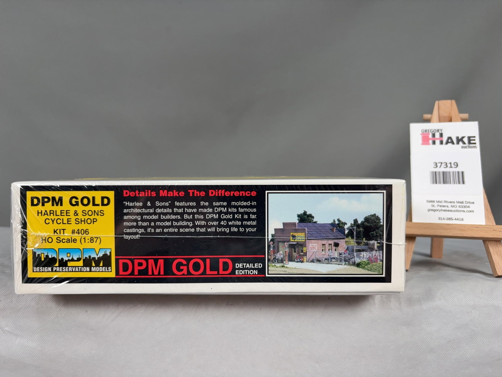 DPM Gold Harlee & Sons Cycle Shop Building Kit #406 w/OB (1 of 2)