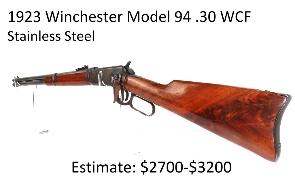 1923 Winchester Model 1894 .30 WCF Stainless: 1923 Winchester Model 1894 .30 WCF Stainless