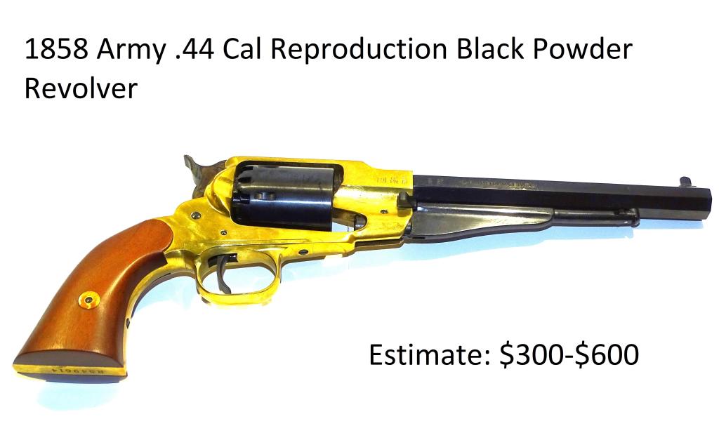 1858 Army .44 Cal Reproduct. Black Powder Revolver: 1858 Army .44 Cal Reproduct. Black Powder Revolver