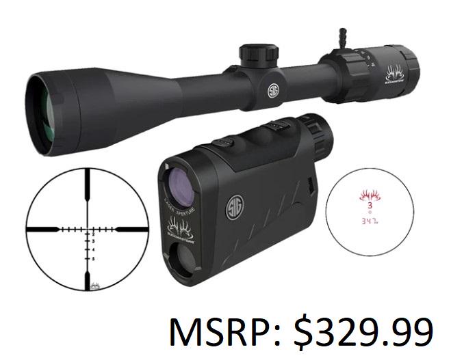 Sig Sauer Buckmasters Combo 3-9x40 Scope-Range: Sig Sauer Buckmasters Combo 3-9x40 Scope-Range