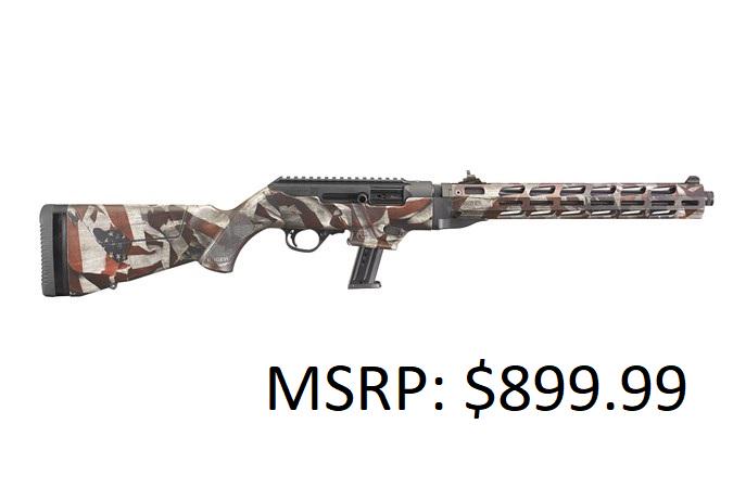 Ruger Pistol Caliber Carbine 9mm American Flag Cam: Ruger Pistol Caliber Carbine 9mm American Flag Camo