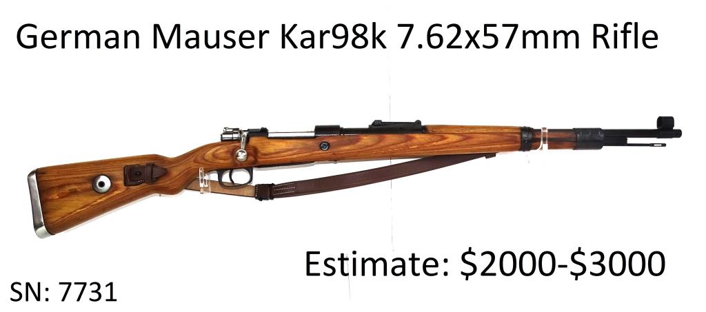 German Mauser Kar98k 7.62x57mm Rifle Nazi Markings: German Mauser Kar98k 7.62x57mm Rifle Nazi Markings