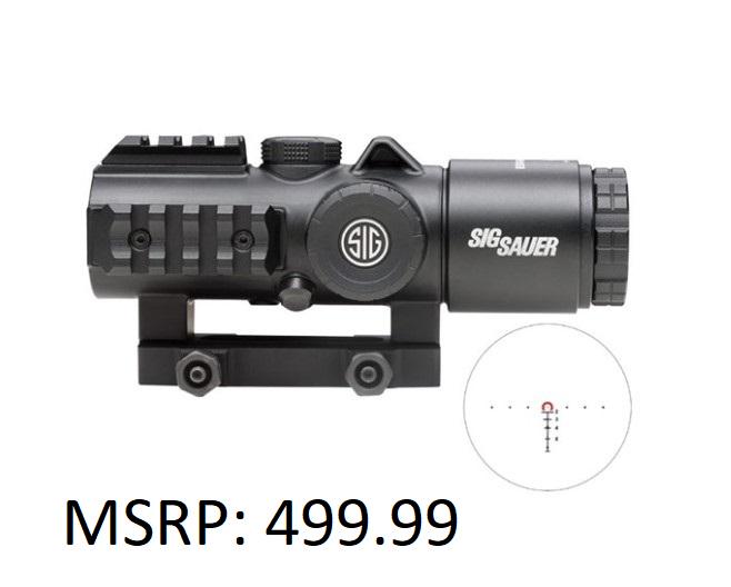 Sig Sauer Bravo 3 Megaview Horseshoe-Dot Sight: Sig Sauer Bravo 3 Megaview Horseshoe-Dot Sight