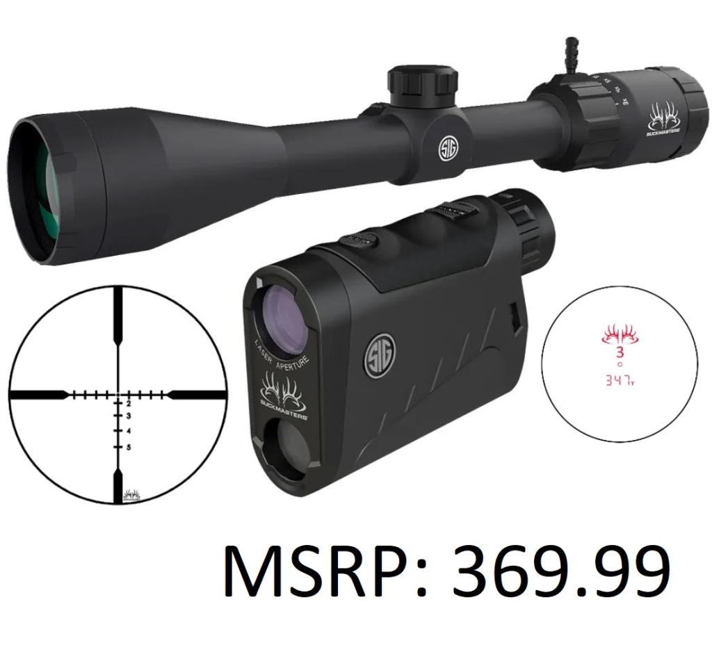 Sig Sauer Buckmasters Combo 3-12x44: Rangefinder/Scope