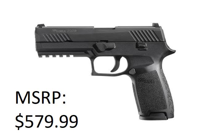 Sig Sauer P320 Full 9mm Black Pistol: Sig Sauer P320 Full 9mm Black Pistol