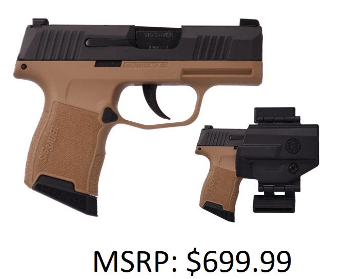 Sig Sauer P365 9mm FDE With Holster: Sig Sauer P365 9mm FDE With Holster