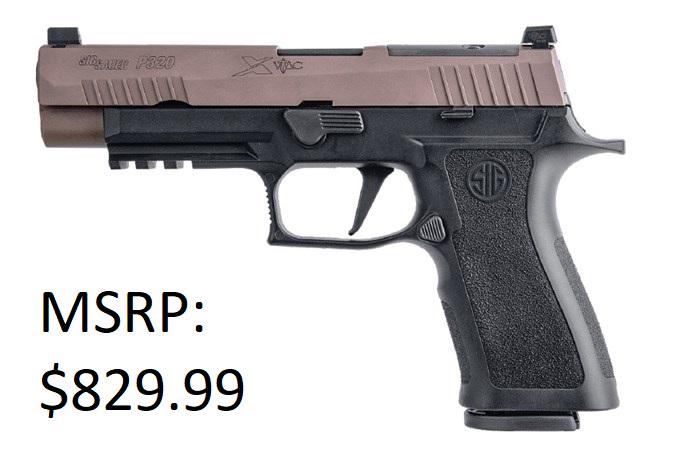 Sig Sauer P320 X-VTAC 9mm Pistol: Sig Sauer P320 X-VTAC 9mm Pistol