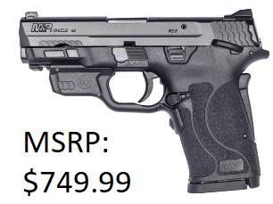 Smith & Wesson M&P9 M2.0 Shield EZ 9mm W/ Laser: Smith & Wesson M&P9 M2.0 Shield EZ 9mm W/ Laser