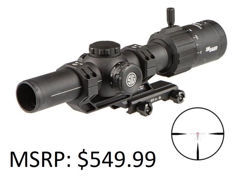 Sig Sauer Tango MSR 1-6x24 30mm Scope: Sig Sauer Tango MSR 1-6x24 30mm Scope
