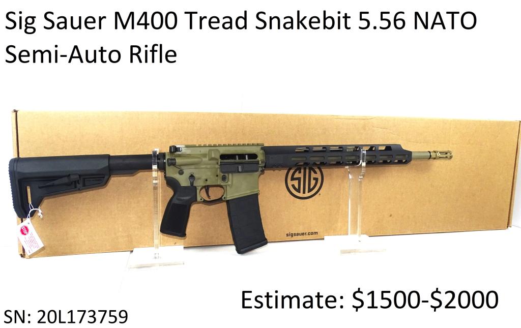 Sig Sauer M400 Tread Snakebit 5.56 NATO Rifle (1 of 3)