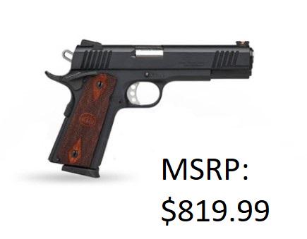 Charles Daly 1911 Superior 45 ACP Handgun: Brand New, (2) 8+1 Magazines, Diamond Checkered Walnut Grips, Fiber Optic Sights
