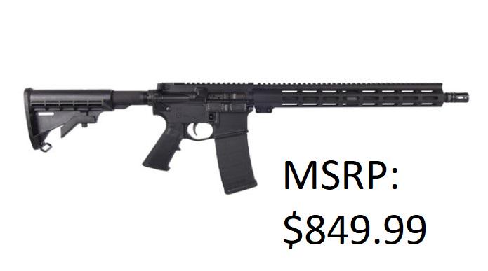 Del-Ton Echo 316 7.62x39mm Forward Assist Rifle: Brand New, 30+1 Magazine, Black Finish, Collapsible/Folding Stock