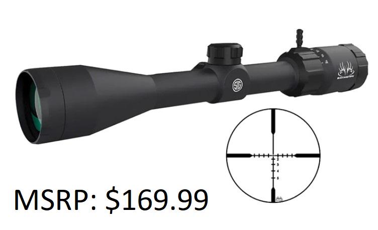 Sig Sauer Buckmasters Riflescot 3-9x40mm: Brand New, 798681651832