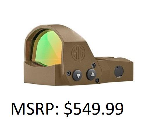 Sig Sauer Romeo 1 Pro FDE Sight: Brand New, 6 MOA Red Dot Reticle, 798681614944