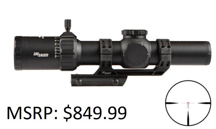 Sig Sauer Tango MSR 1-10x28 34mm Scope: Brand New, 798681675609