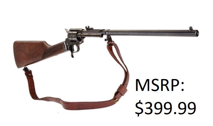 Heritage Manufacturing Rough Rider Rancher Carbine: Brand New, Buckhorn Sights, Leather Sling, 6 Shot