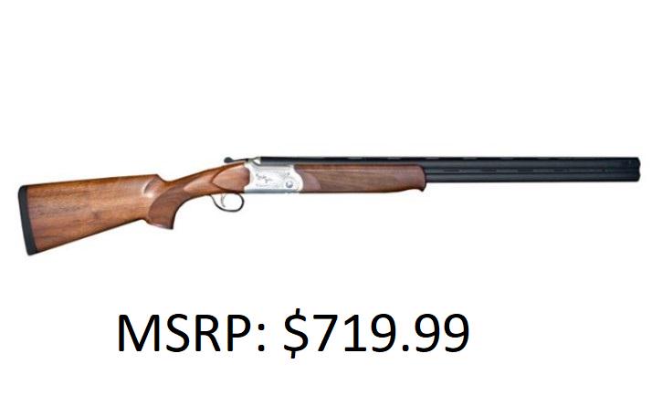 American Tactical INC Cavalry SX 12 Guage Over Und: Brand New, Matte Blued Finish, 5 Mobil Chockes (F, IM, M, IC, SK)