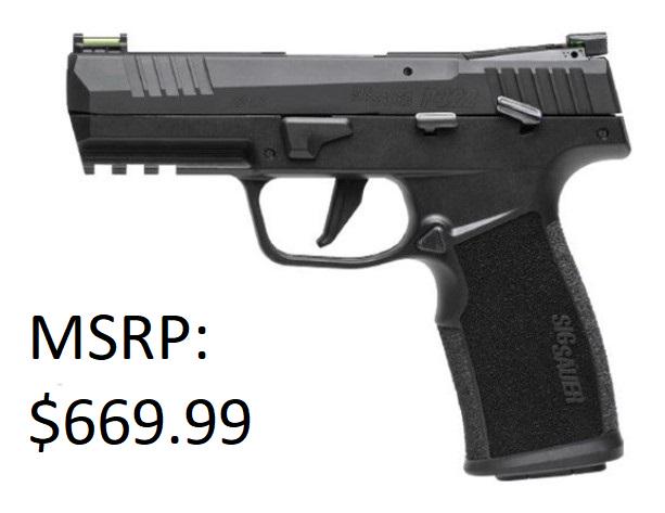 Sig Sauer P322 22 LR Zero Elite Pistol: Brand New, (2) 20+1 Magazines, Threaded Barrel, Romeo Zero Elite Included, 798681665815