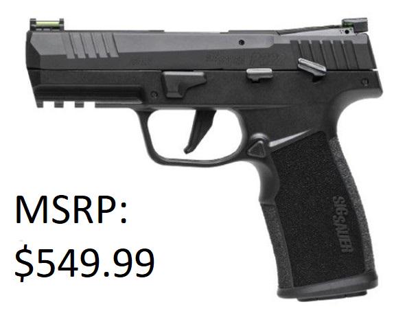 Sig Sauer P322 22 LR Pistol: Brand New, (2) 20+1 Magazines, Threaded Barrel, Optic Ready, 798681640447