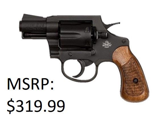 Rock Island Armory M206 38 SPL Revolver: Brand New, 6 Round Capacity, Wood Grips