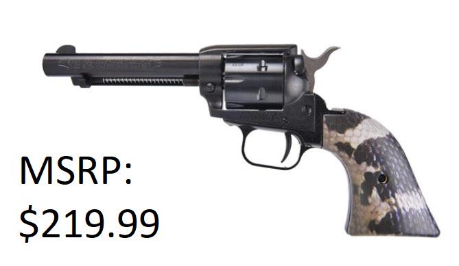 Heritage Manufacturing Rough Rider Small Bore 22 L: Brand New, 6 Shot Capacity, Blued Finish, Fixed Sights