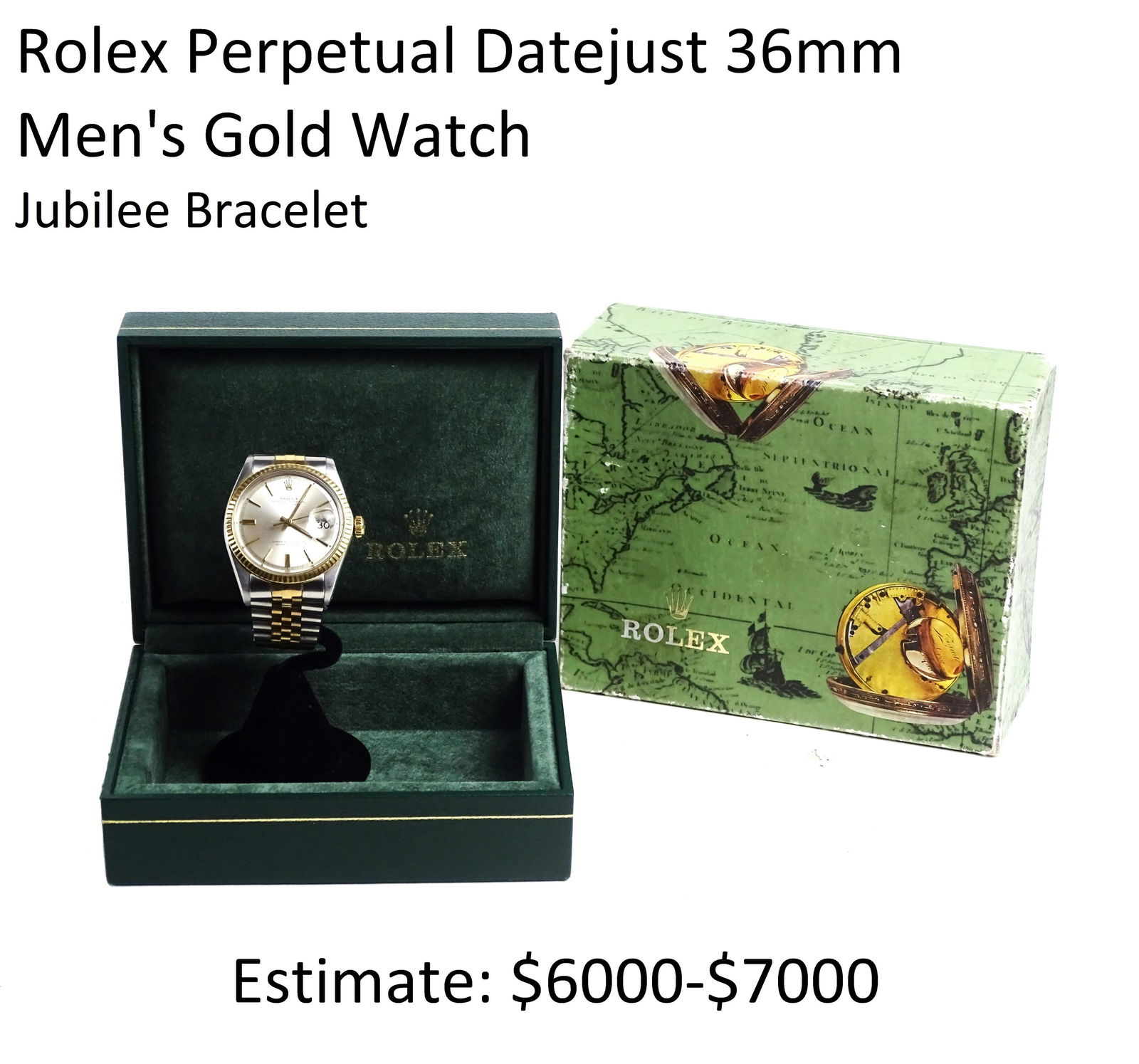 Rolex Perpetual Datejust 36mm Men's Gold Watch: Rolex Perpetual Datejust 36mm Men's Gold Watch