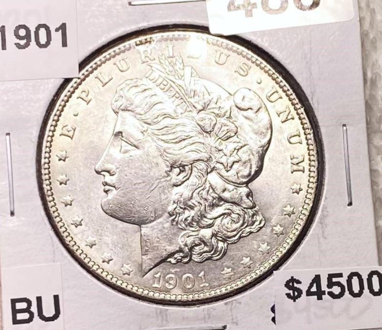1901 Morgan Silver Dollar BU: 1901 Morgan Silver Dollar BU